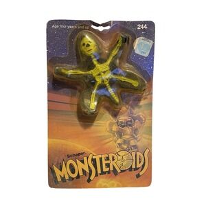 HTF VTG 1984 Schaper Monsteroid Made in Hong Kong NOS package Damage Skeleton